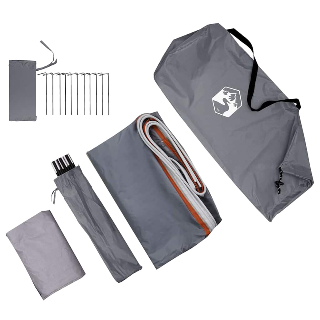 Tenda per portellone posteriore Grigio e arancione