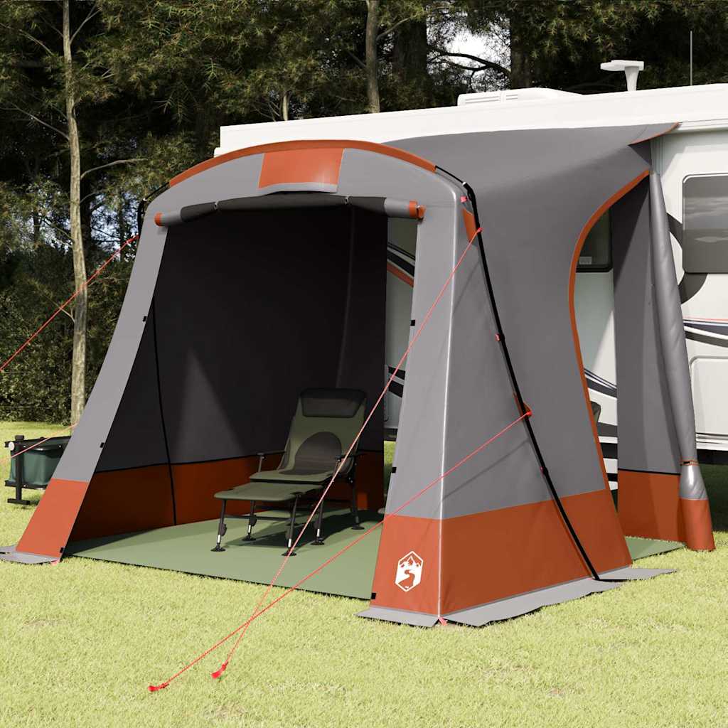 Tenda per portellone posteriore Grigio e arancione