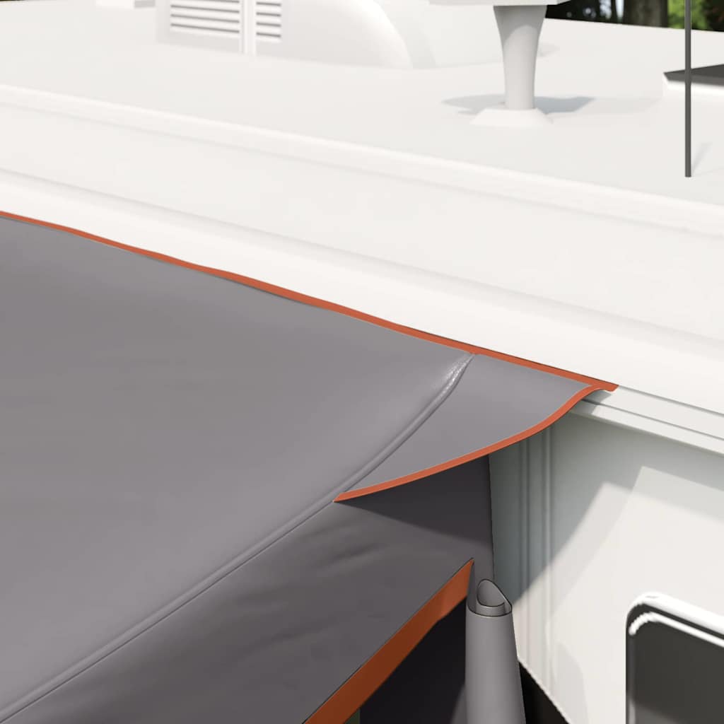Tenda per portellone posteriore Grigio e arancione