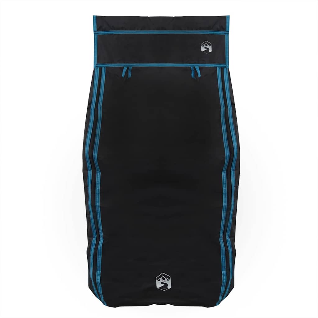 Organizer da tenda appeso 10 tasche Nero 40,5 x 25 x 80 cm