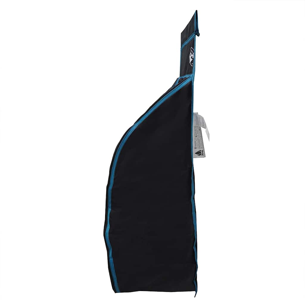 Organizer da tenda appeso 10 tasche Nero 40,5 x 25 x 80 cm