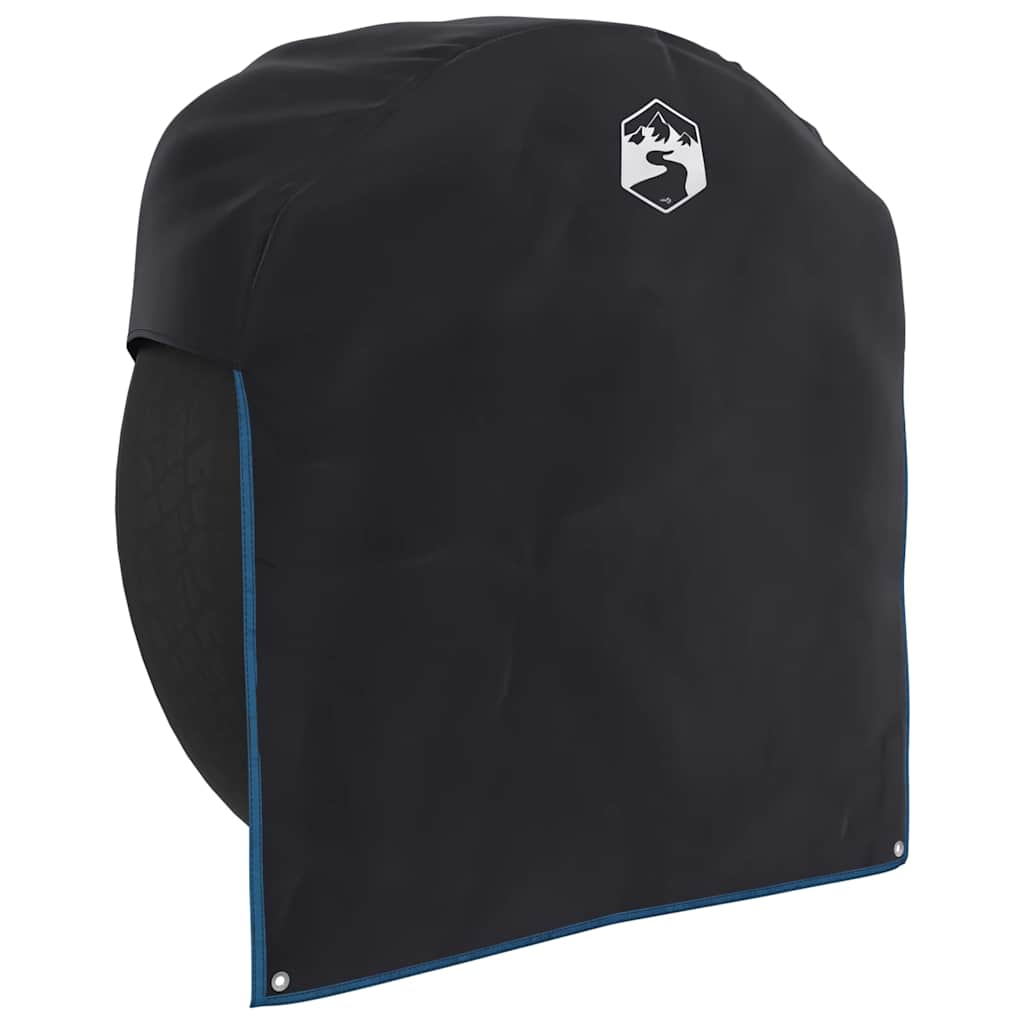 Copricerchio Nero e Blu 108 x 76 cm Oxford