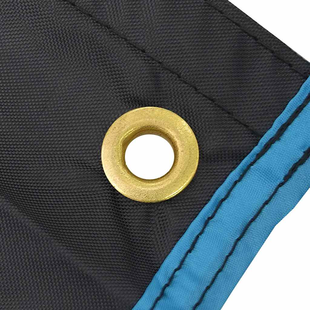 Copricerchio Nero e Blu 108 x 76 cm Oxford