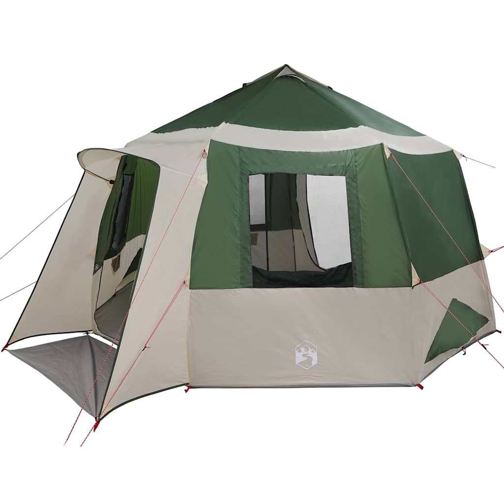 Tenda da campeggio per 12 persone 10 persona Verde e Bianco