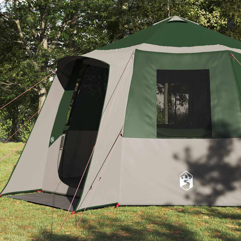 Tenda da campeggio per 12 persone 10 persona Verde e Bianco