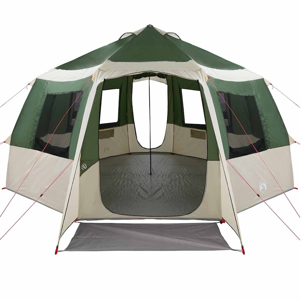 Tenda da campeggio per 12 persone 10 persona Verde e Bianco