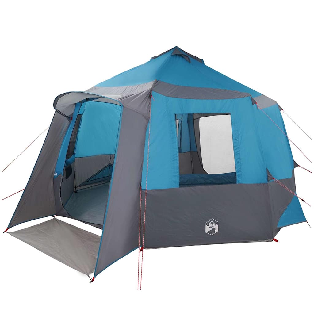 Tenda da campeggio per 12 persone 10 persona Blu e Grigio