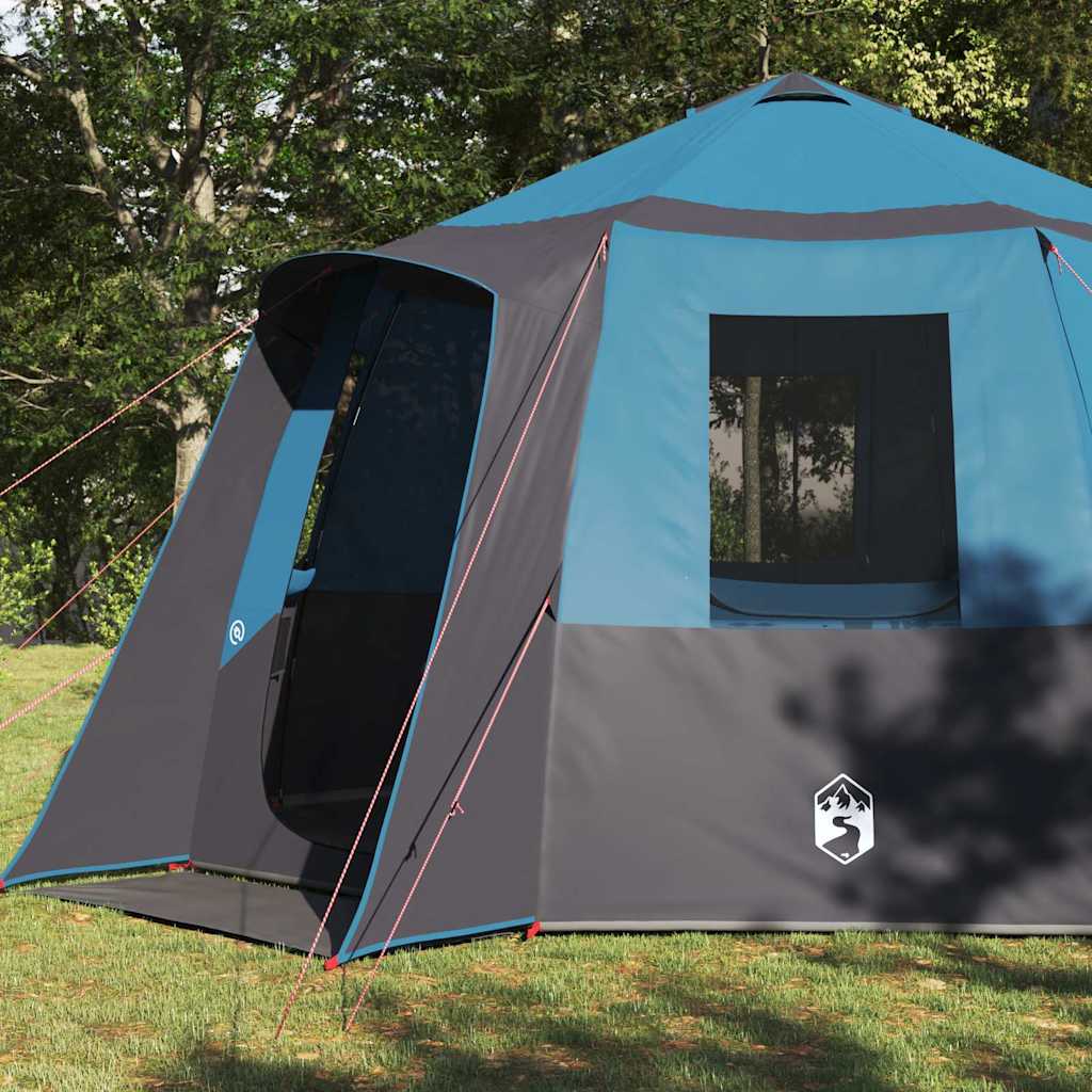Tenda da campeggio per 12 persone 10 persona Blu e Grigio