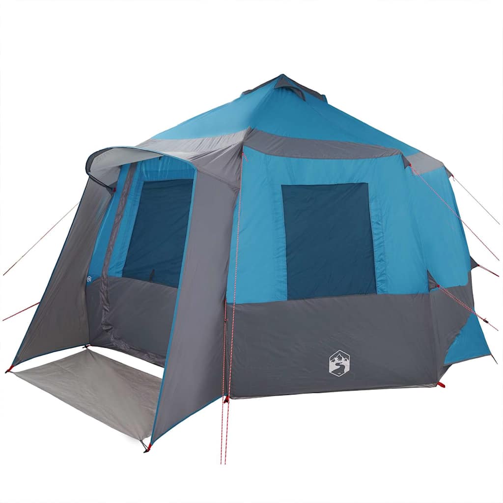 Tenda da campeggio per 12 persone 10 persona Blu e Grigio