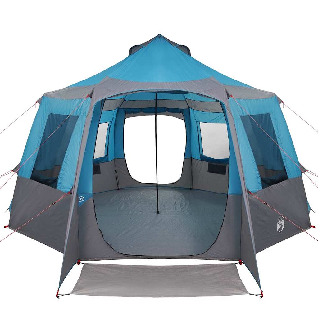 Tenda da campeggio per 12 persone 10 persona Blu e Grigio