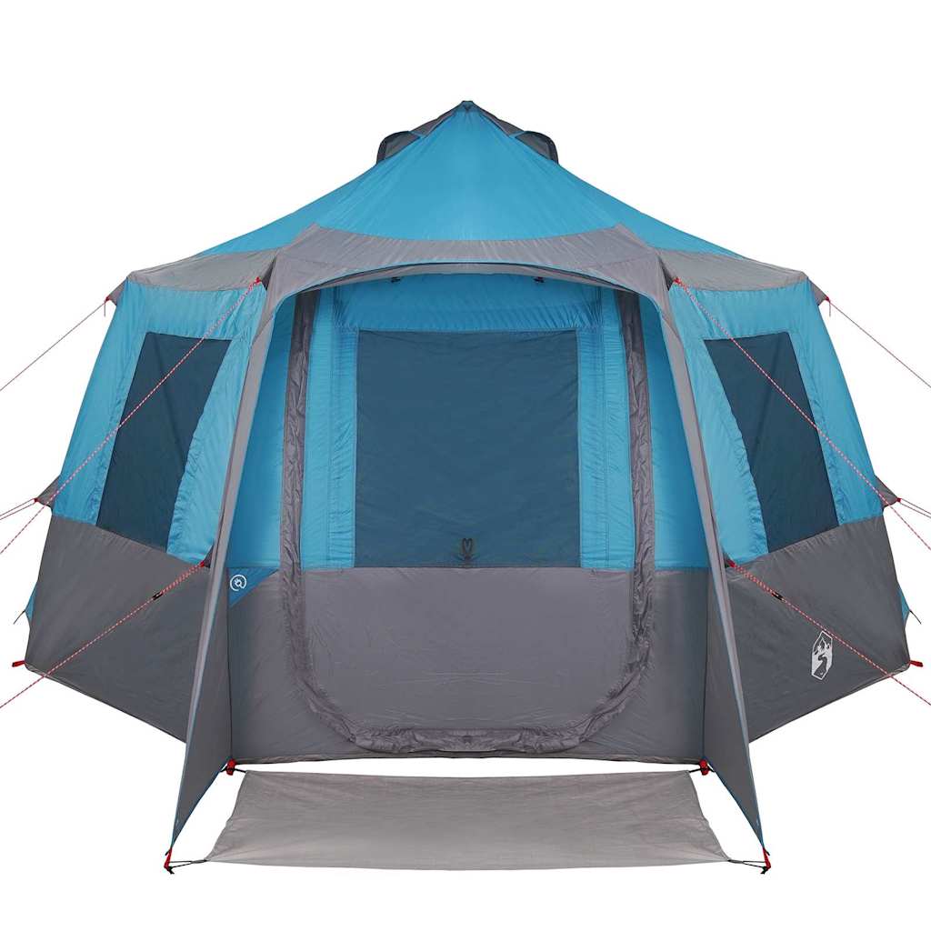 Tenda da campeggio per 12 persone 10 persona Blu e Grigio