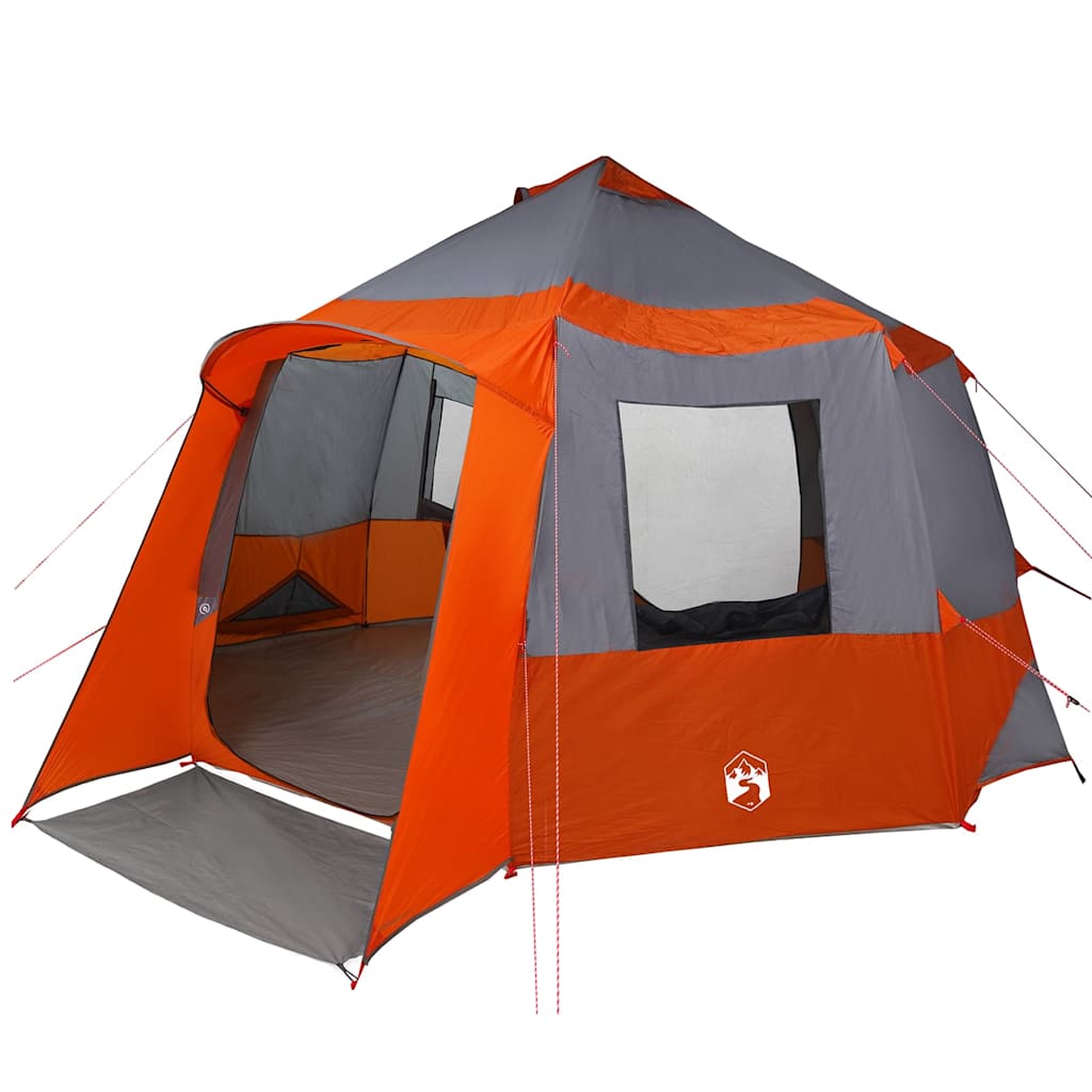 Tenda da campeggio per 12 persone 10 persona Grigio e arancione