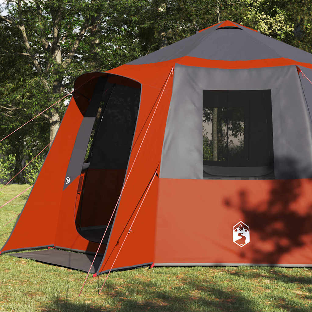 Tenda da campeggio per 12 persone 10 persona Grigio e arancione