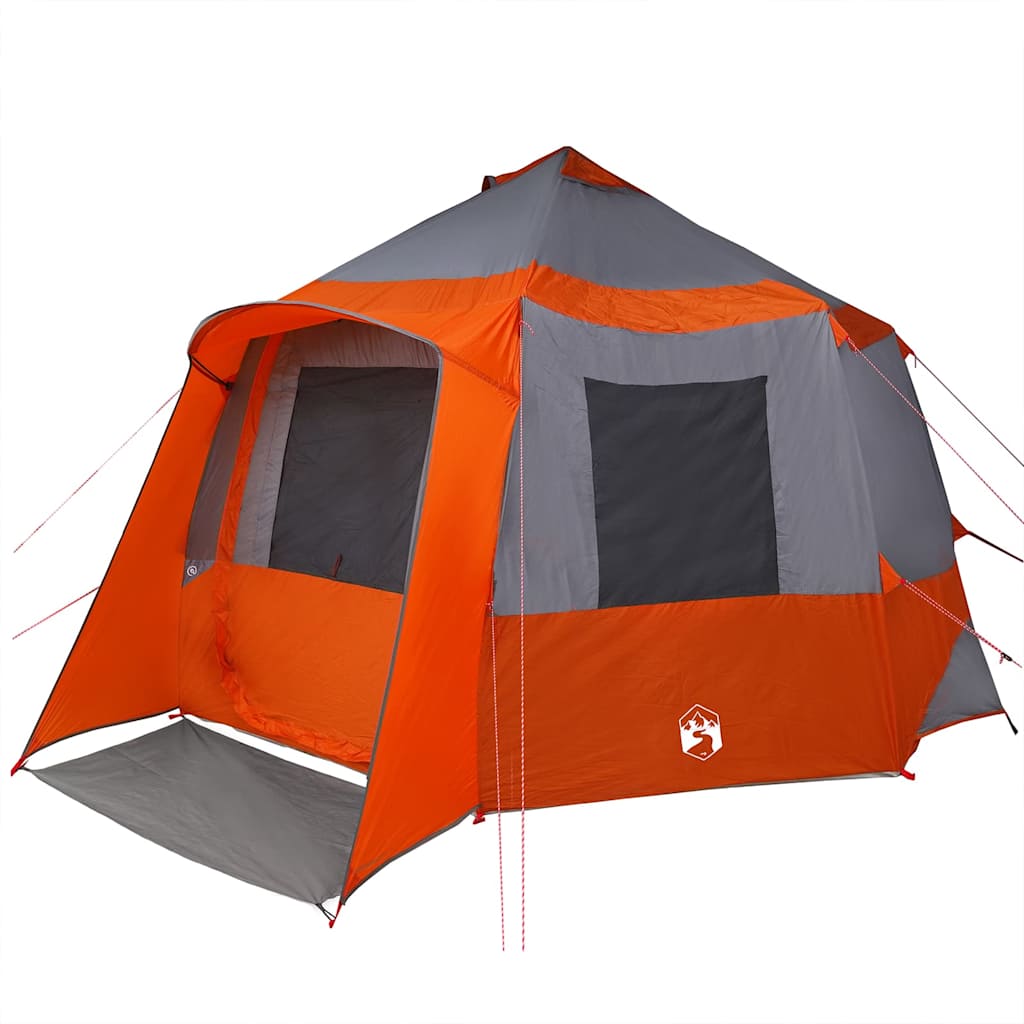 Tenda da campeggio per 12 persone 10 persona Grigio e arancione