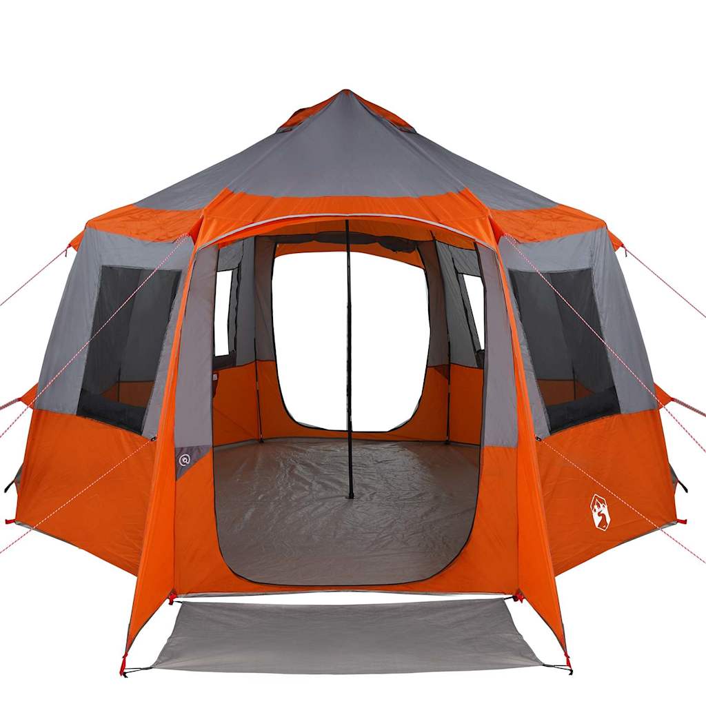 Tenda da campeggio per 12 persone 10 persona Grigio e arancione