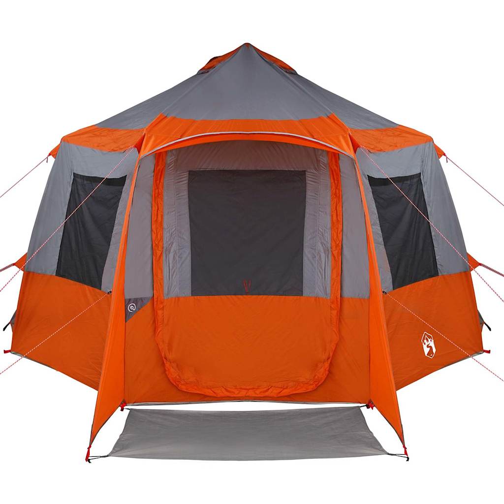 Tenda da campeggio per 12 persone 10 persona Grigio e arancione