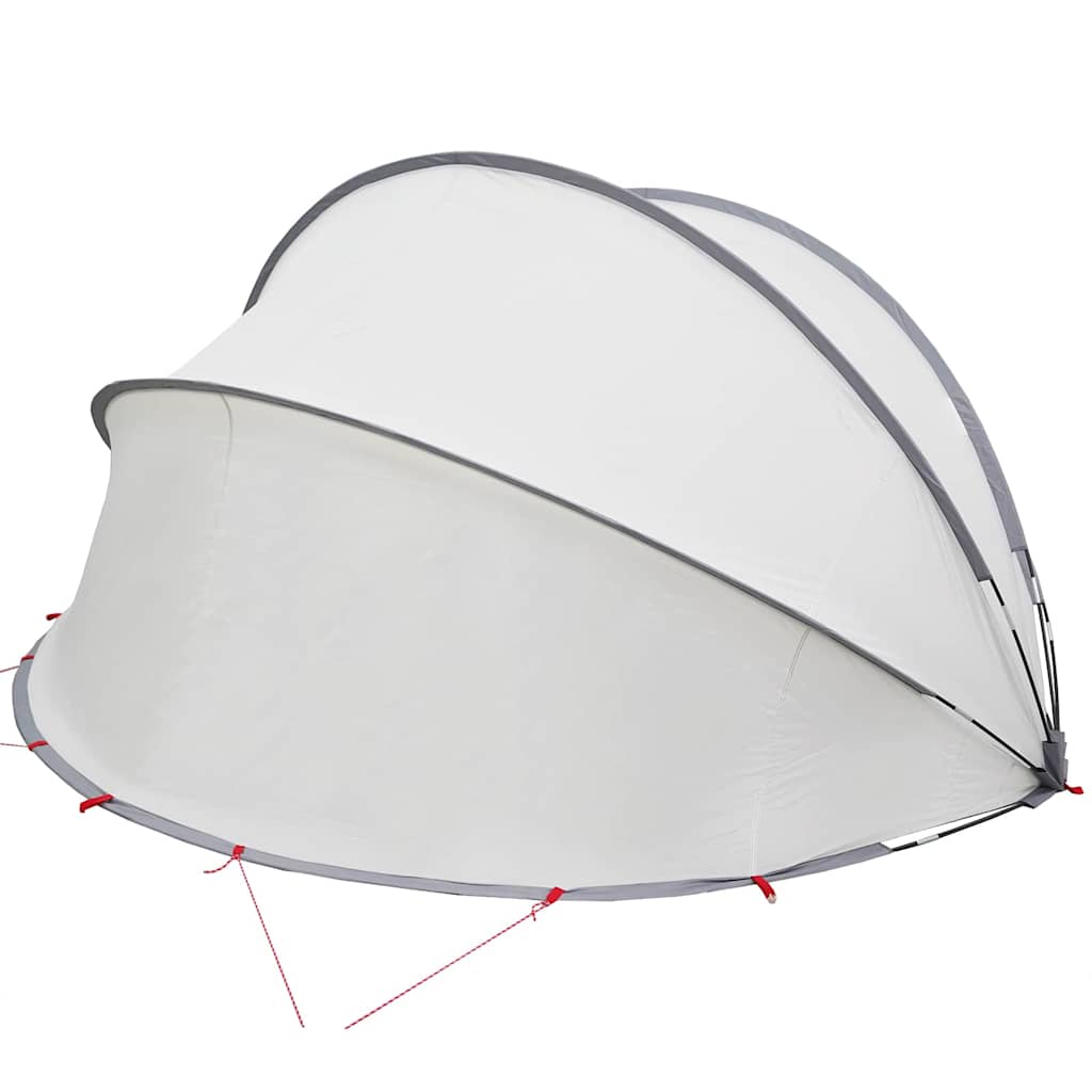 Dome Piscina 336 x 322 x 160 cm Grigio e arancione
