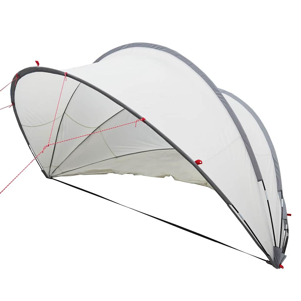 Dome Piscina 336 x 322 x 160 cm Grigio e arancione