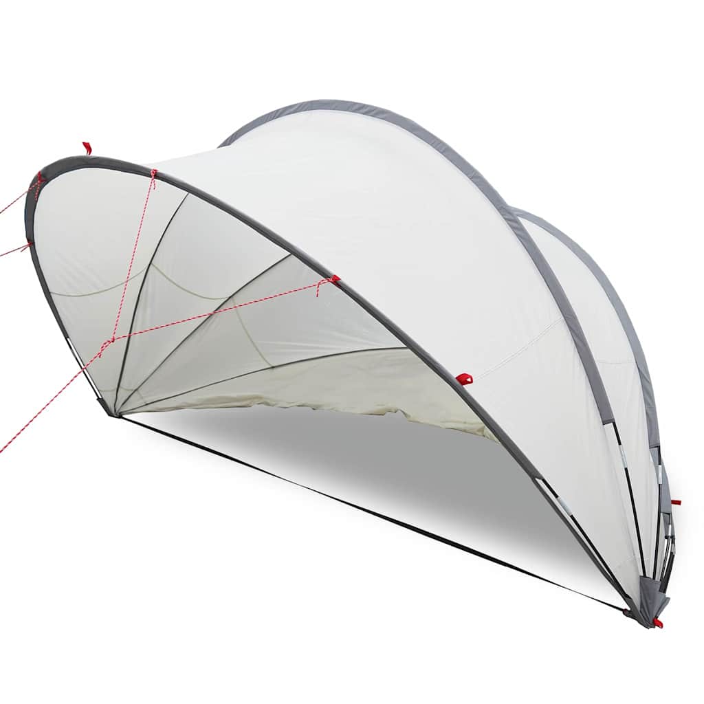 Dome Piscina 336 x 322 x 160 cm Grigio e arancione