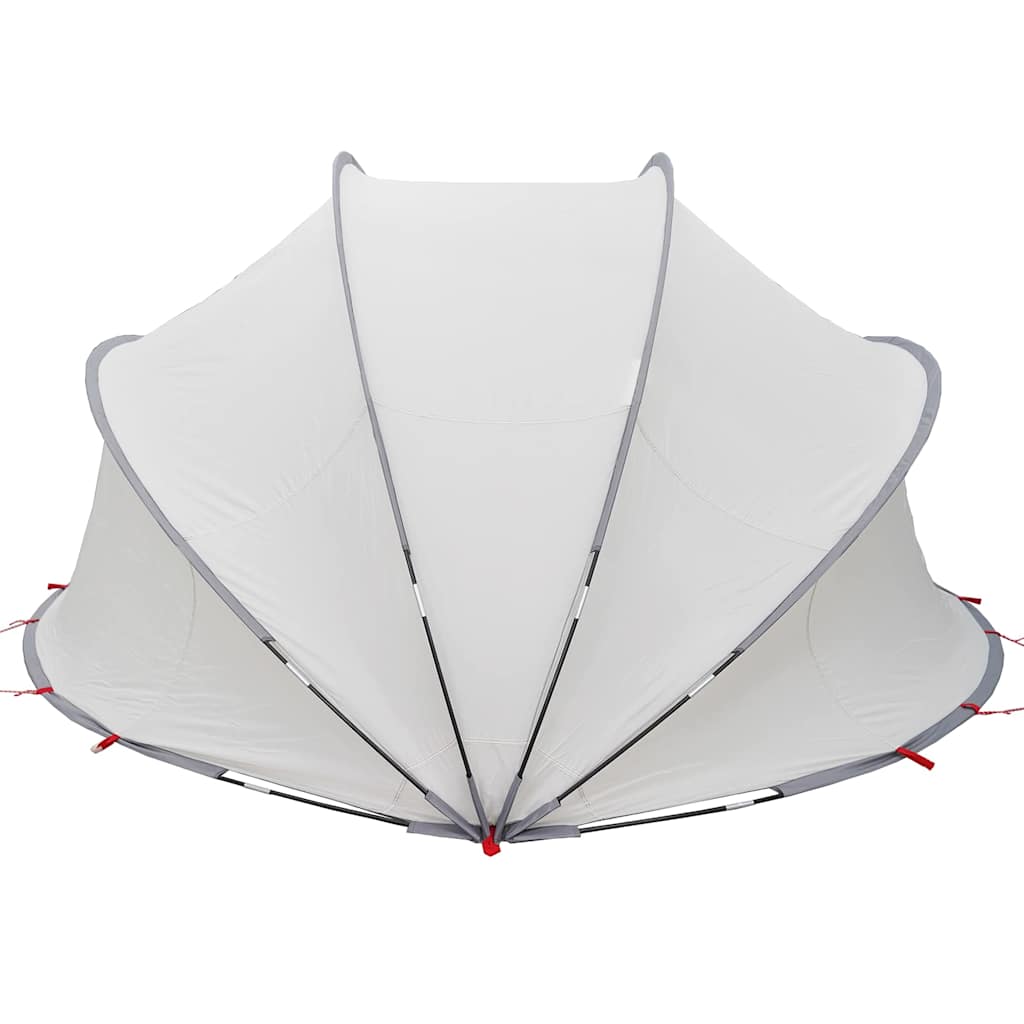Dome Piscina 336 x 322 x 160 cm Grigio e arancione
