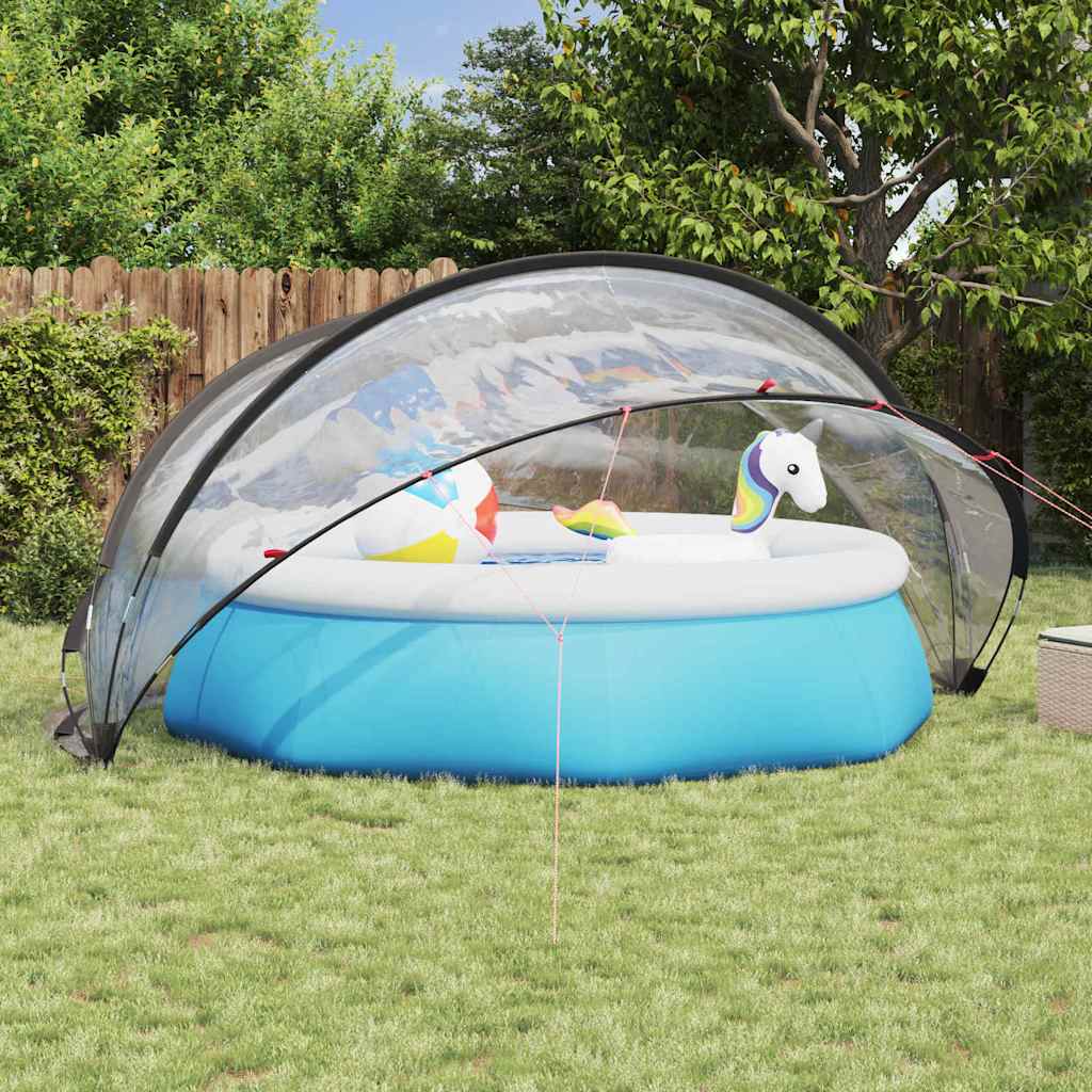 Dome Piscina 405 x 405 x 192 cm PVC Trasparente