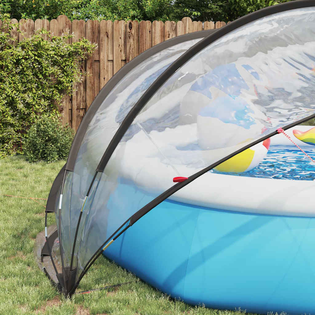 Dome Piscina 405 x 405 x 192 cm PVC Trasparente
