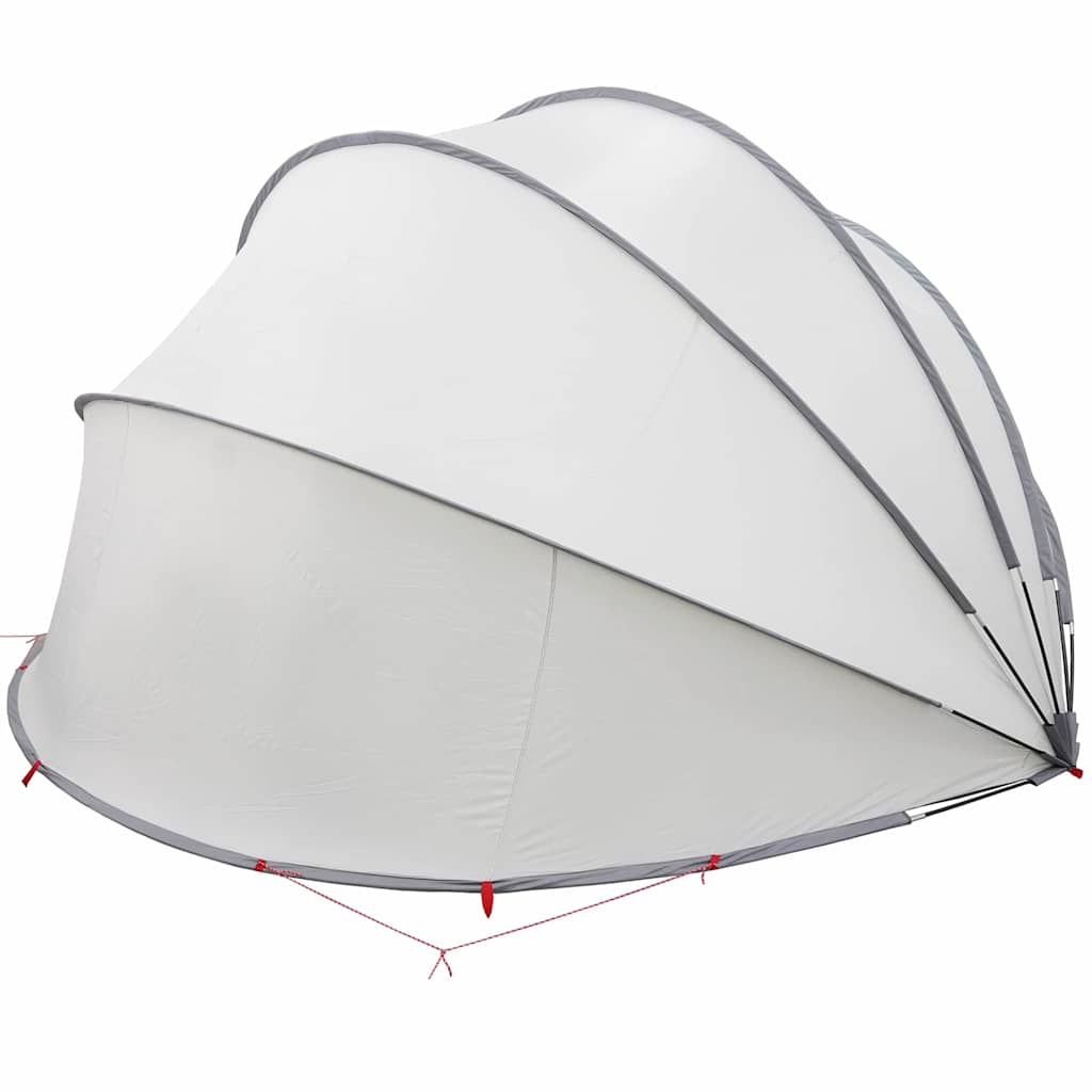 Dome Piscina 500 x 500 x 236 cm Grigio e arancione