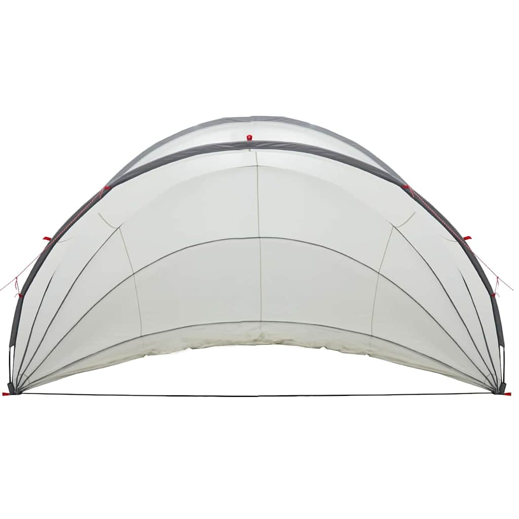 Dome Piscina 500 x 500 x 236 cm Grigio e arancione