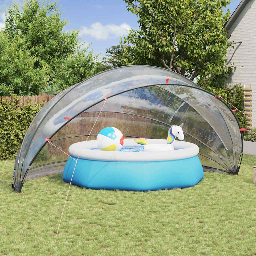 Dome Piscina 592 x 590 x 275 cm PVC Trasparente