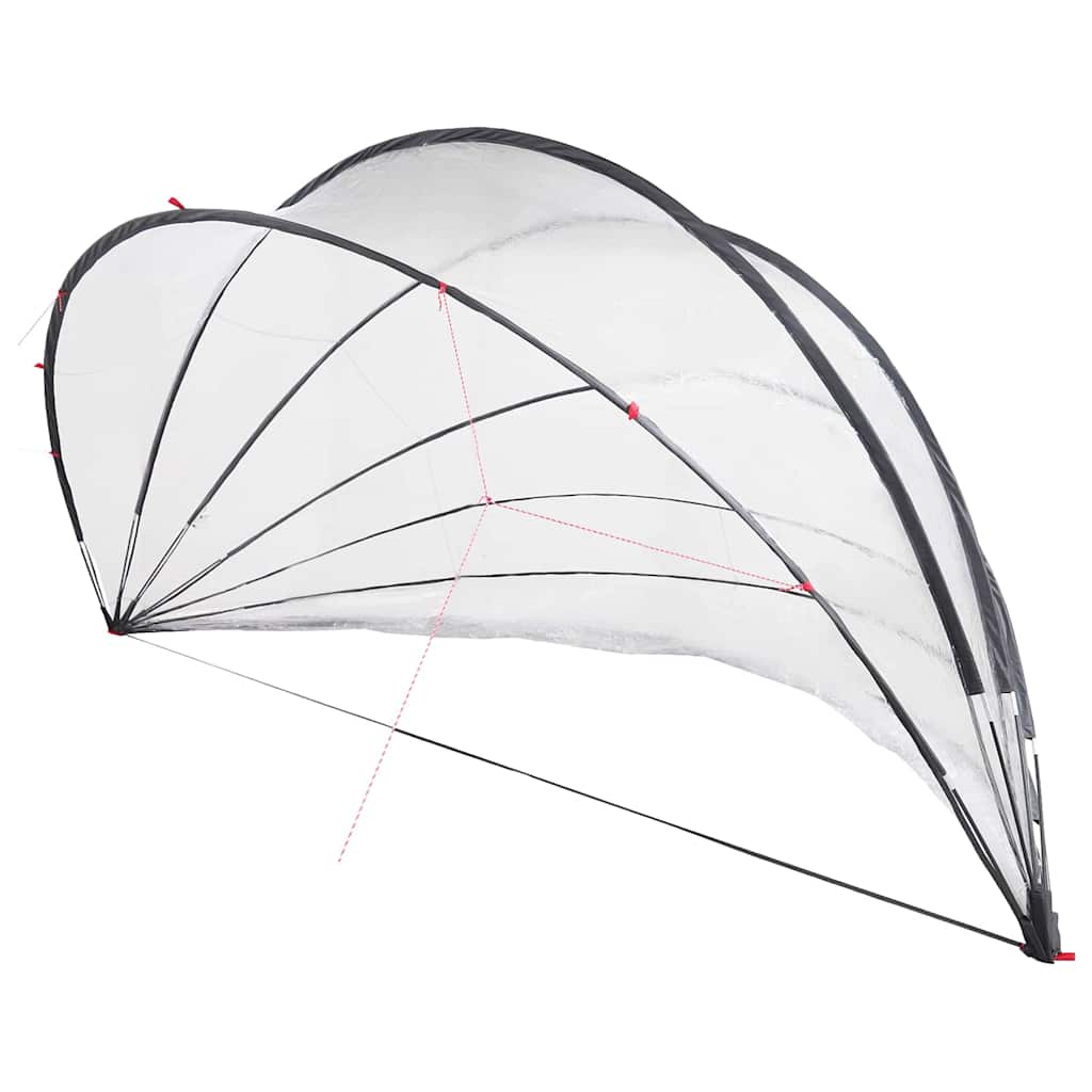 Dome Piscina 592 x 590 x 275 cm PVC Trasparente