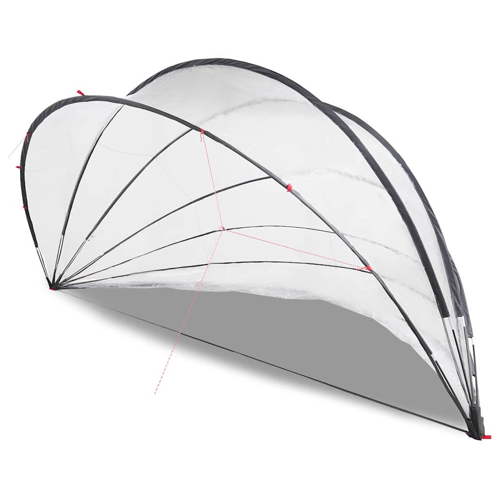 Dome Piscina 592 x 590 x 275 cm PVC Trasparente