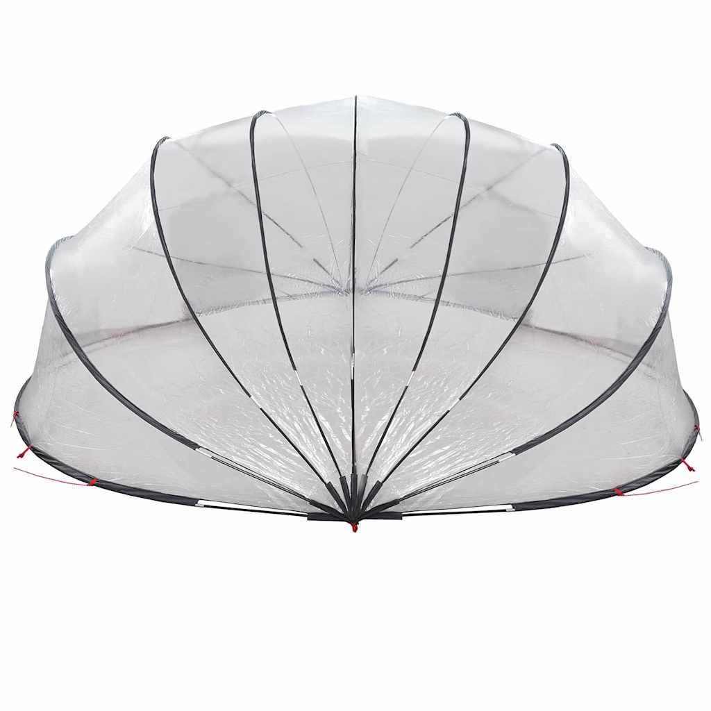 Dome Piscina 592 x 590 x 275 cm PVC Trasparente