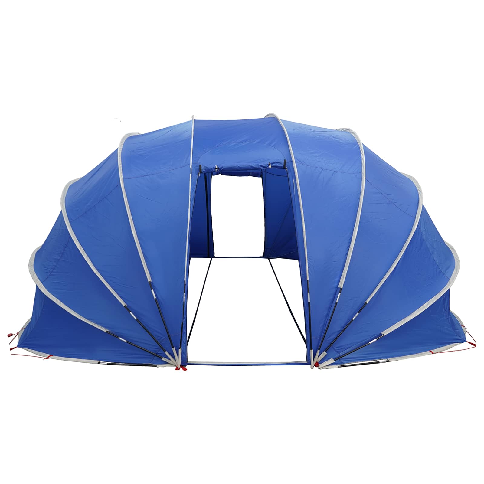 Tenda da piscina a cupola 538 x 440 x 204 cm Blu Azzurro