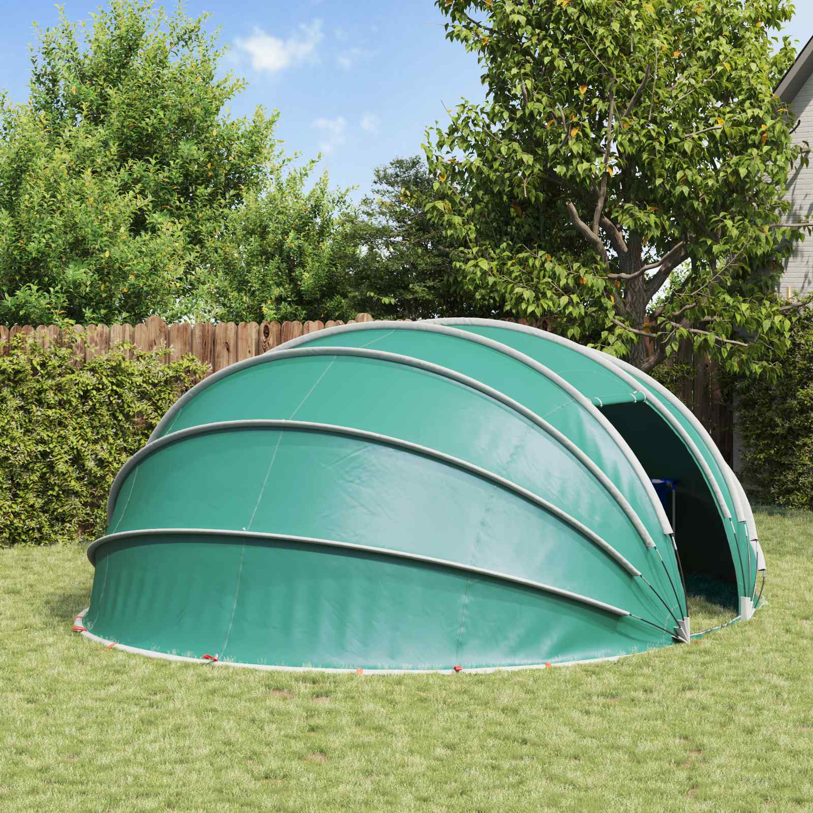 Tenda da piscina a cupola 538 x 440 x 204 cm