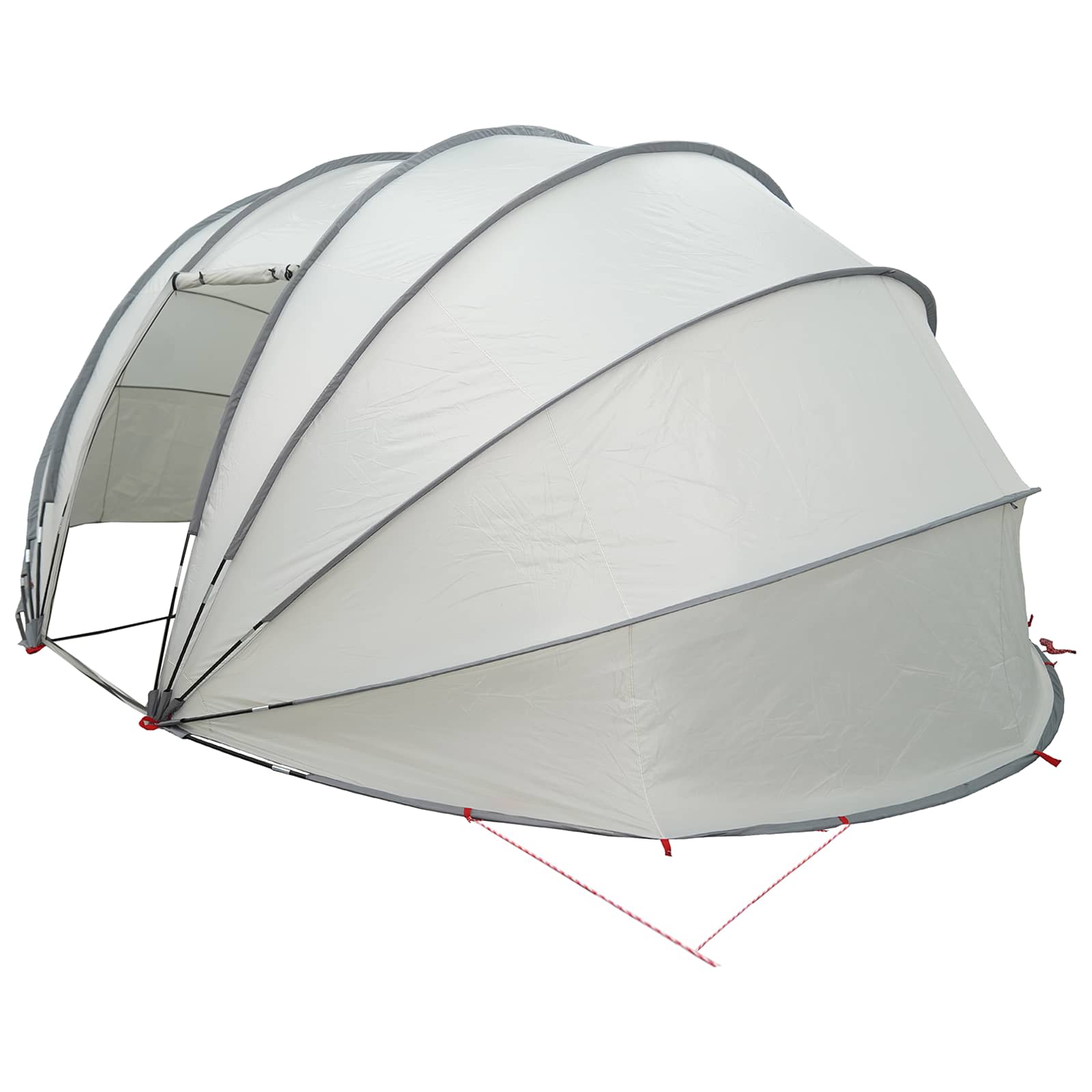 Tenda da piscina a cupola 538 x 440 x 204 cm Grigio