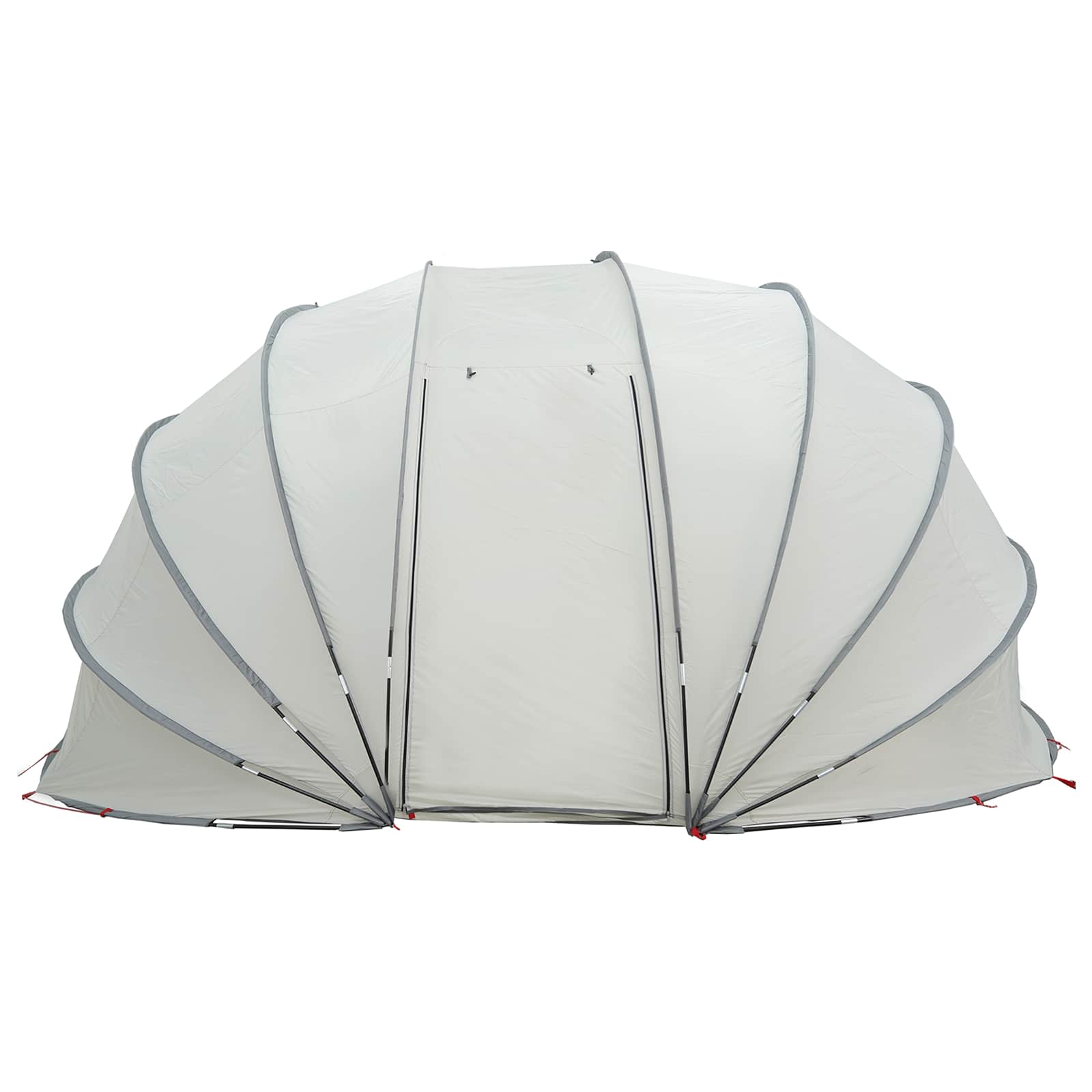 Tenda da piscina a cupola 538 x 440 x 204 cm Grigio