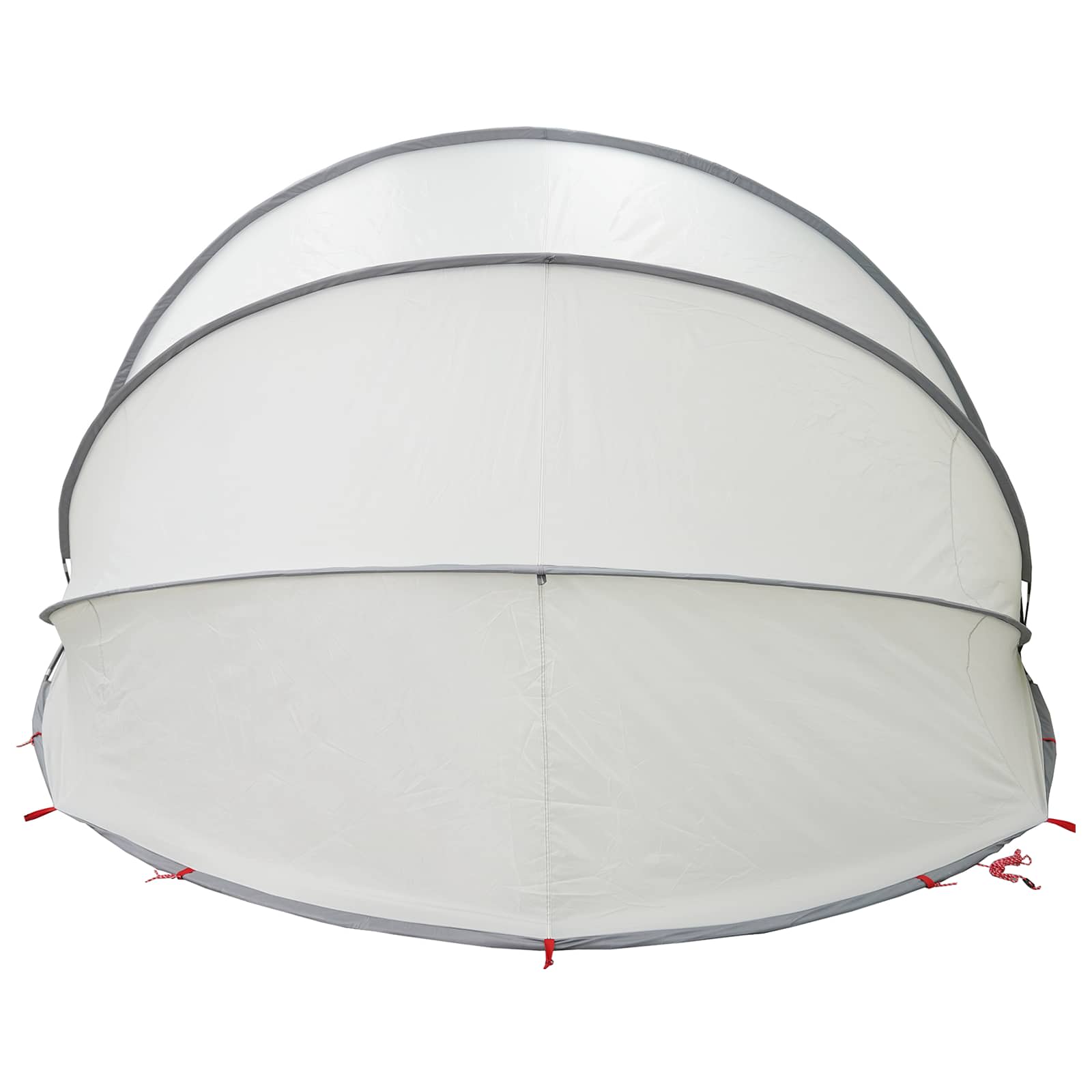 Tenda da piscina a cupola 538 x 440 x 204 cm Grigio