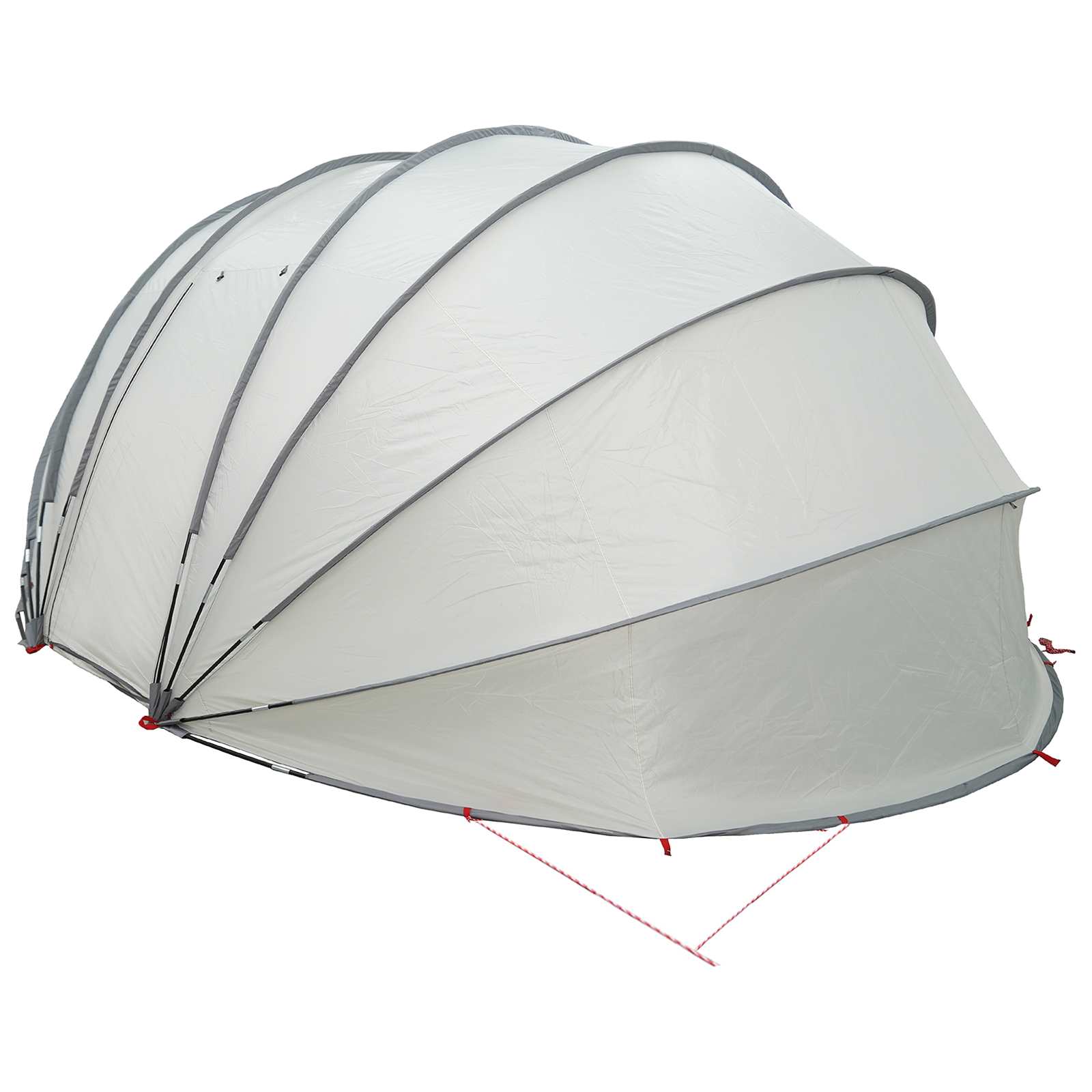 Tenda da piscina a cupola 538 x 440 x 204 cm Grigio