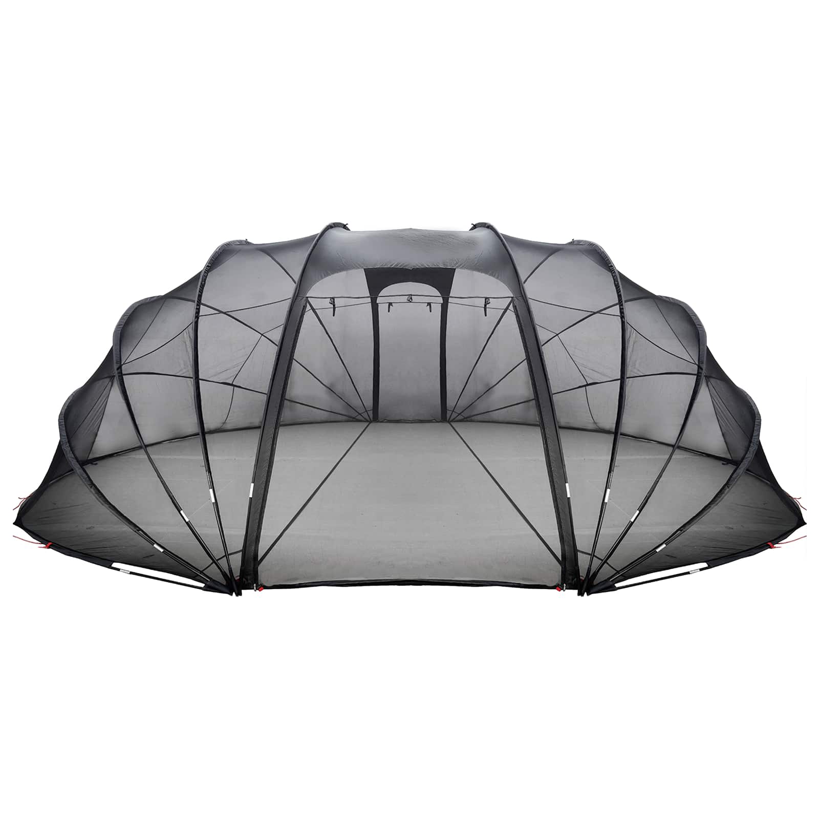 Tenda da piscina a cupola 538 x 440 x 204 cm Trasparente