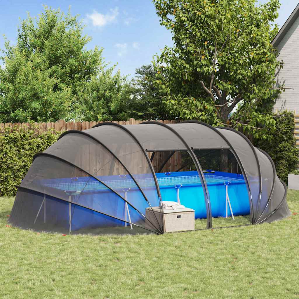 Tenda da piscina a cupola 640 x 432 x 205 cm A rete Trasparente