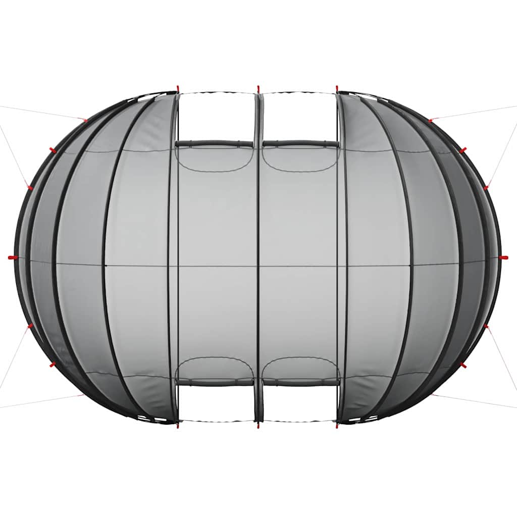 Tenda da piscina a cupola 640 x 432 x 205 cm A rete Trasparente