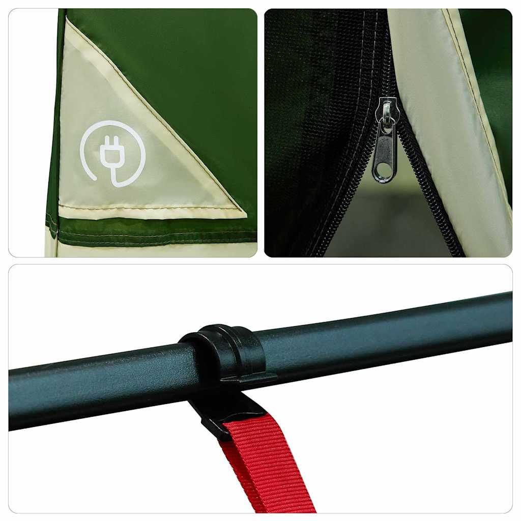Tenda interna con tetto Verde 280 x 220 x 176 cm taffetà