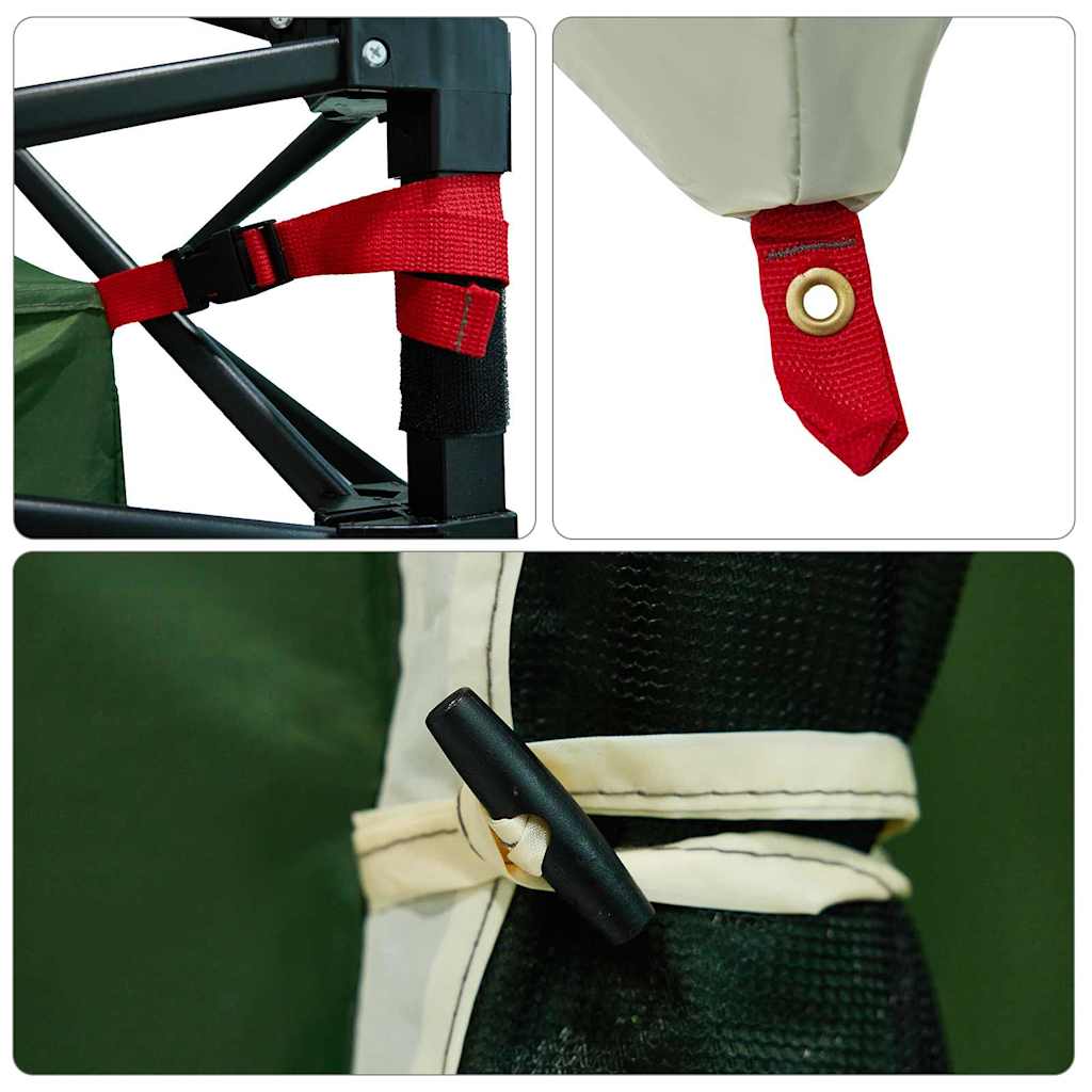 Tenda interna con tetto Verde 280 x 220 x 176 cm taffetà