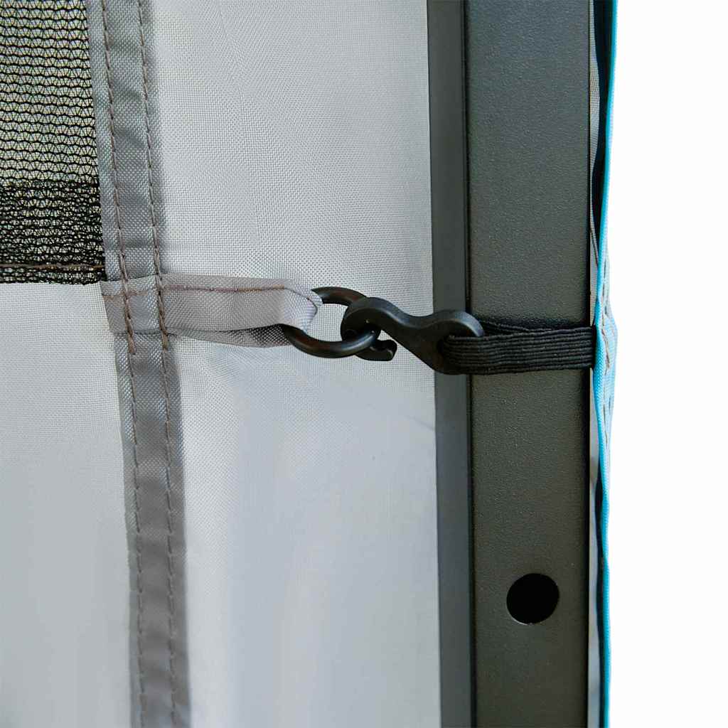 Organizzatore da Tenda Appeso Grigio e Blu 320 x 182 cm Oxford