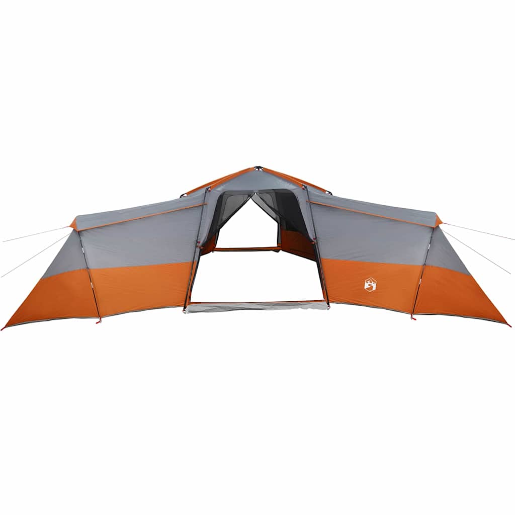 Tenda Familiare 16 persona Grigio e arancione taffetà