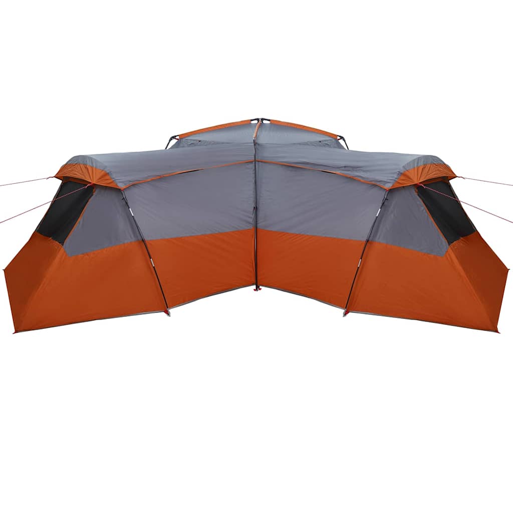 Tenda Familiare 16 persona Grigio e arancione taffetà
