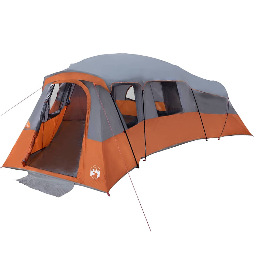 Tenda Familiare 20 persona Grigio e arancione taffetà