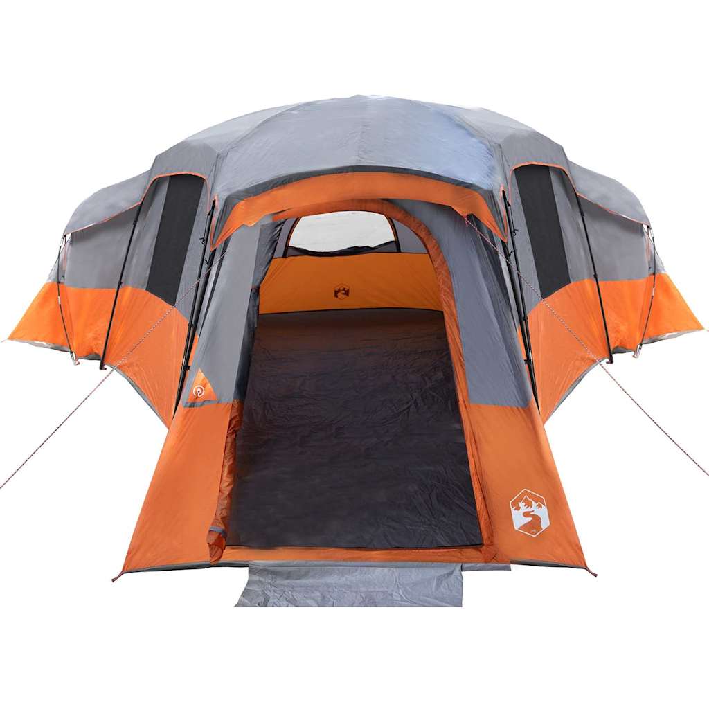 Tenda Familiare 20 persona Grigio e arancione taffetà