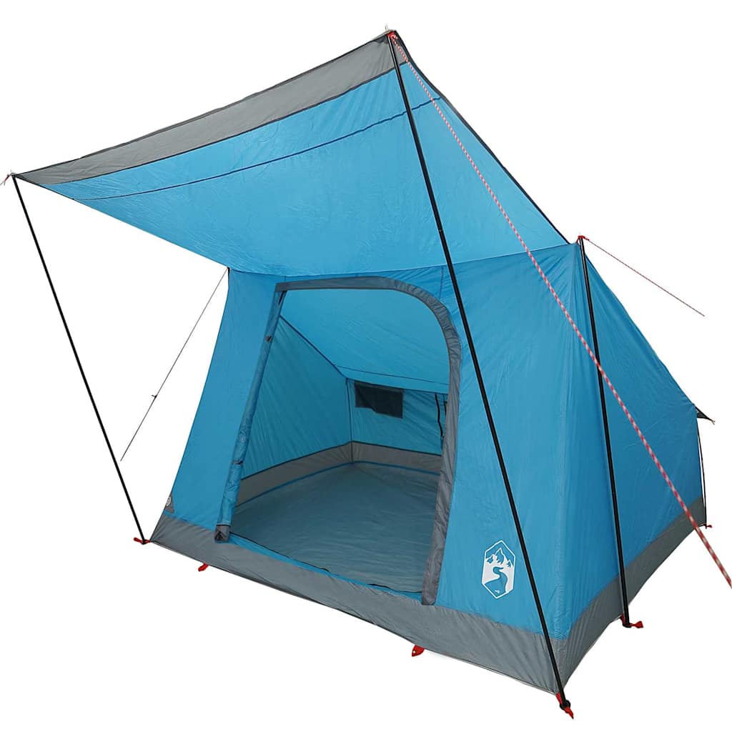 Tenda da campeggio 4 persona Blu taffetà Impermeabile