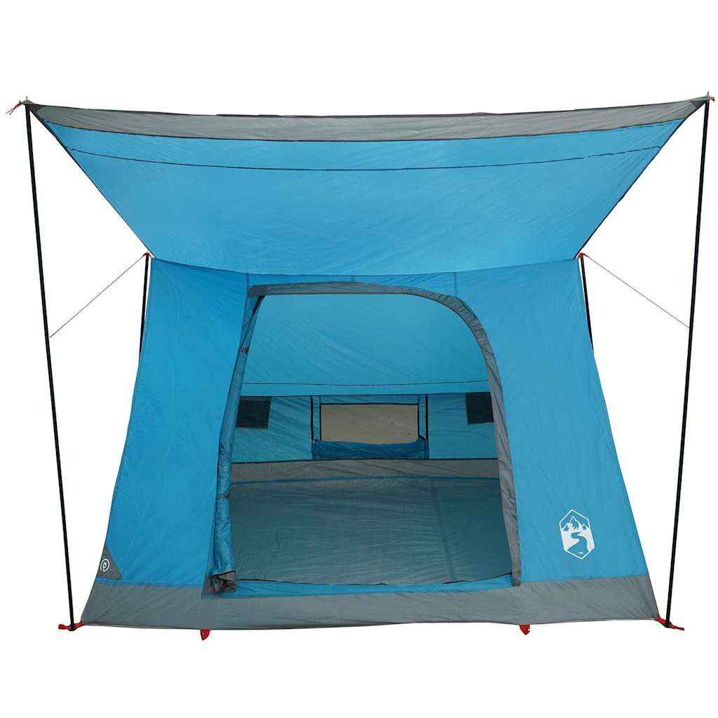 Tenda da campeggio 4 persona Blu taffetà Impermeabile
